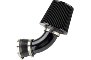 MARSFLUX Cold Air Intake Kit Fit for BMW 2001-2005 325i, 330Ci, 325Ci, 325xi, 330i 225hp, 330xi, 1998-2000 323, 328i, 2000 323Ci, 328Ci Aluminum Tube w/Filter (Black)
