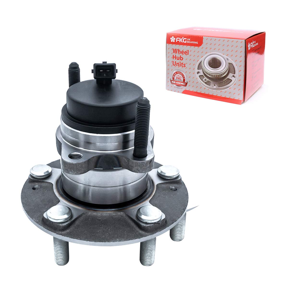 FKG 512434 Rear Wheel Bearing and Wheel Hub Assembly fit for 2010-2013 Kia Soul (4-Wheel ABS) Image