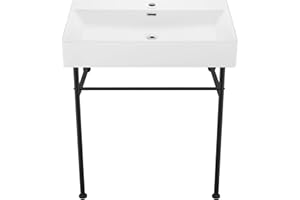 Swiss Madison Well Made Forever SM-CS772 Claire 30" Console Sink, Glossy White