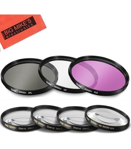 Amazon.com : 40.5mm Filter Kit (UV-CPL-FLD) for Sony Alpha ZV-E10