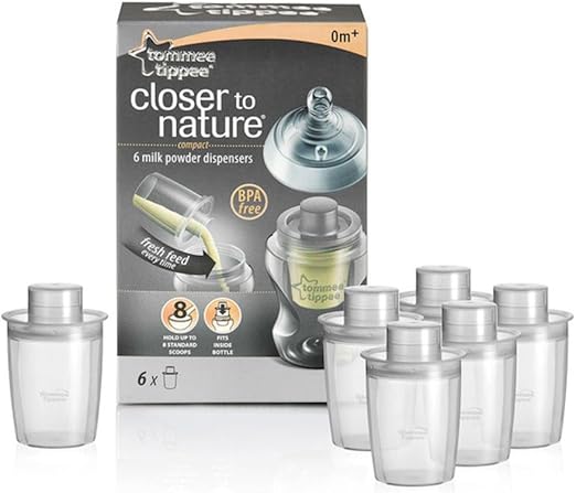 baby bottle with milk dispenser