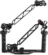 Peastrex 2x 1" Aluminum Ball Clamp Mount for Underwater Diving Camera Light view 6