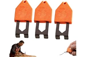 Rope Anchor Hook, A Truly Unique End Hook, Portable Chalk Line Anchor Tool, Carpentry Tools for Straight Line, One-Handed Ope