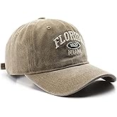Florida Hat Distressed Vintage Basebal Cap Cotton Sun Hat Trucker Cap