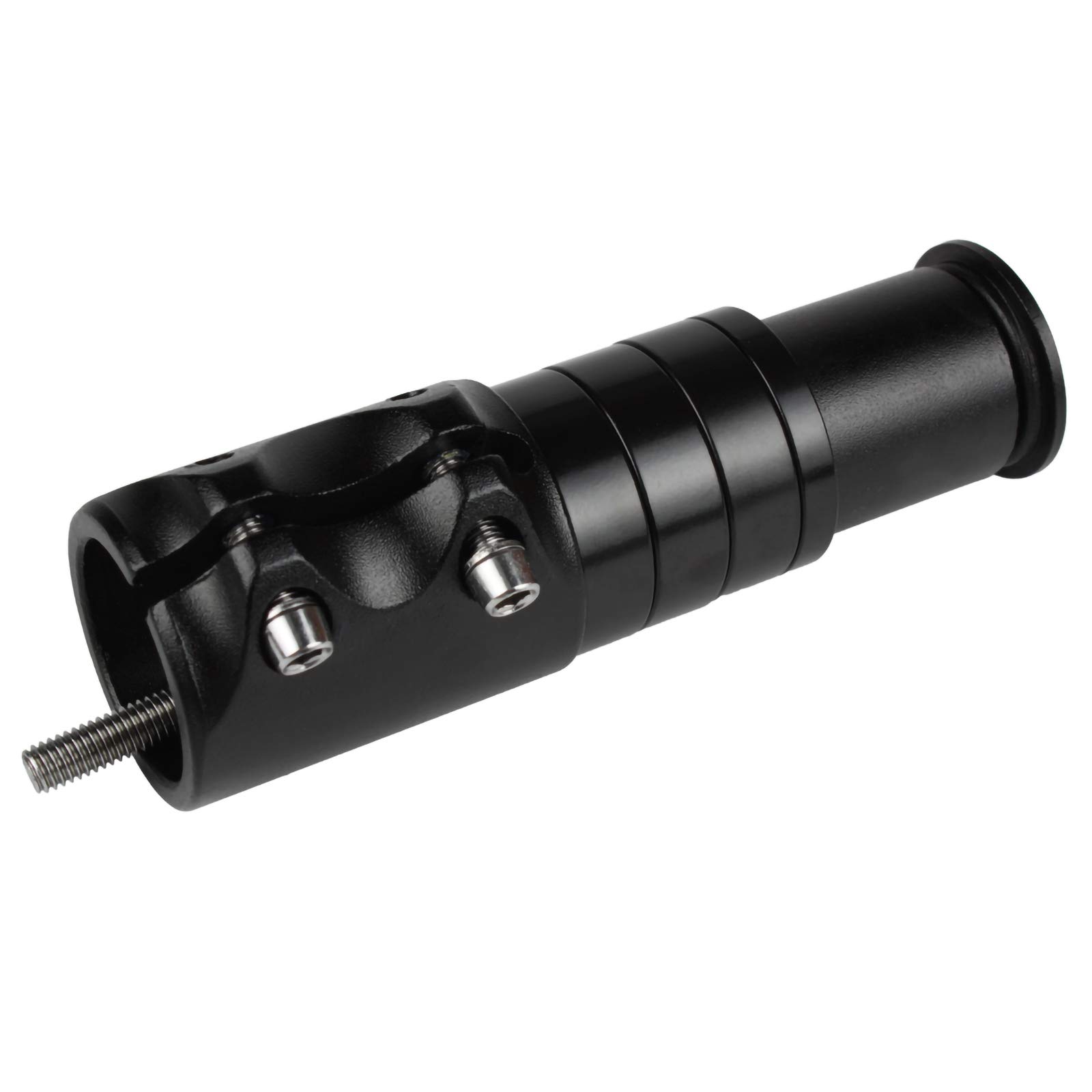 Andux Bike Fork Stem Bicycle Handlebar Riser Adapter Black QXCB-01