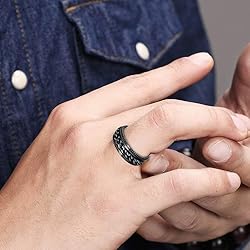 Udolfly Mens Fidget Rings Anxiety Rings for Men