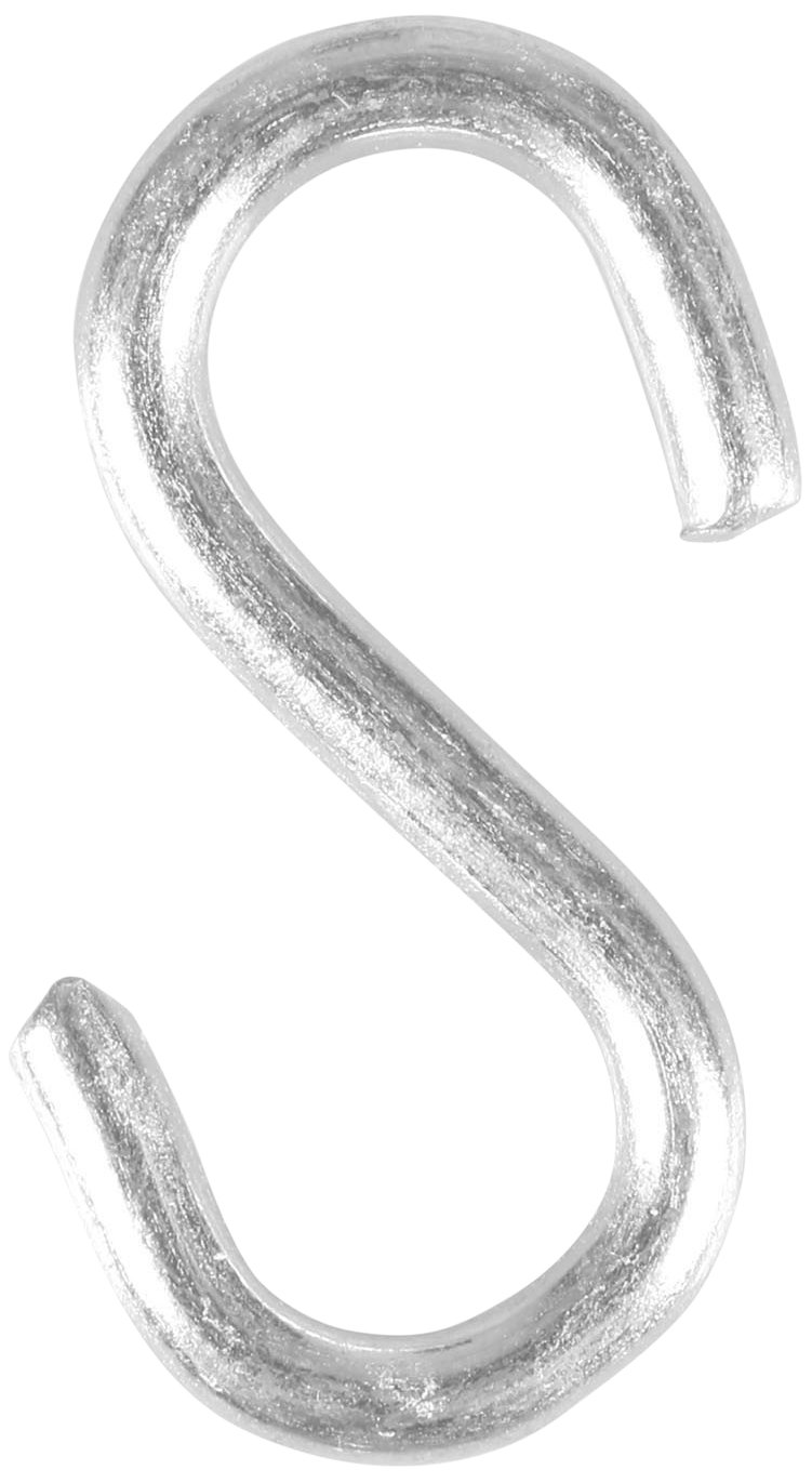 Cogex 85301 S-Hooks, Grey, 3 x 24 mm Diameter, Set of 8 Pieces