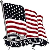 Armed Forces Depot Military Veteran with U.S. Flag Pin