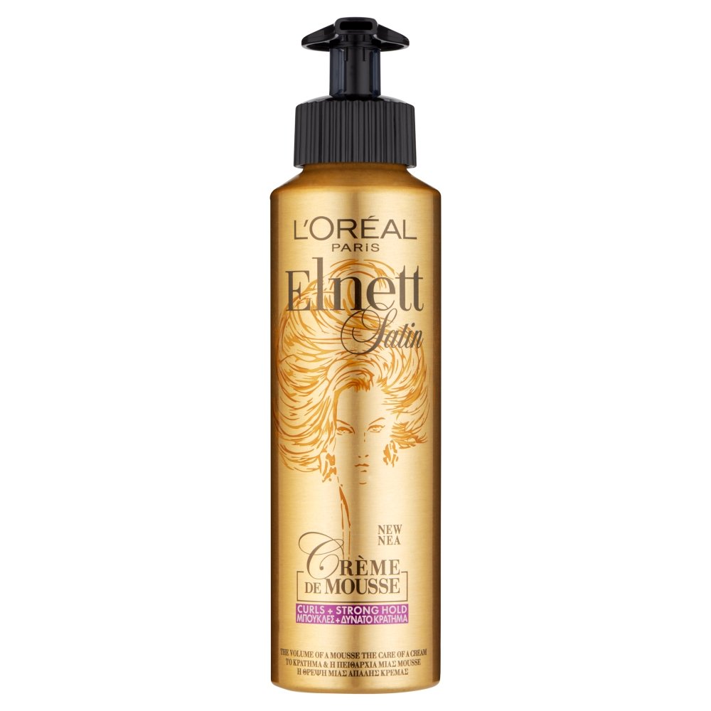L'Oréal Paris Elnett Crème de Mousse Curls Strong Hold, 200ml