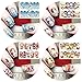 Christmas subject nail stickers,Nail Art Travel sticker Beauty Nail Decorations Toolnail paster, Easy Nail wrap Set for Finger or Toe，24 Sheets