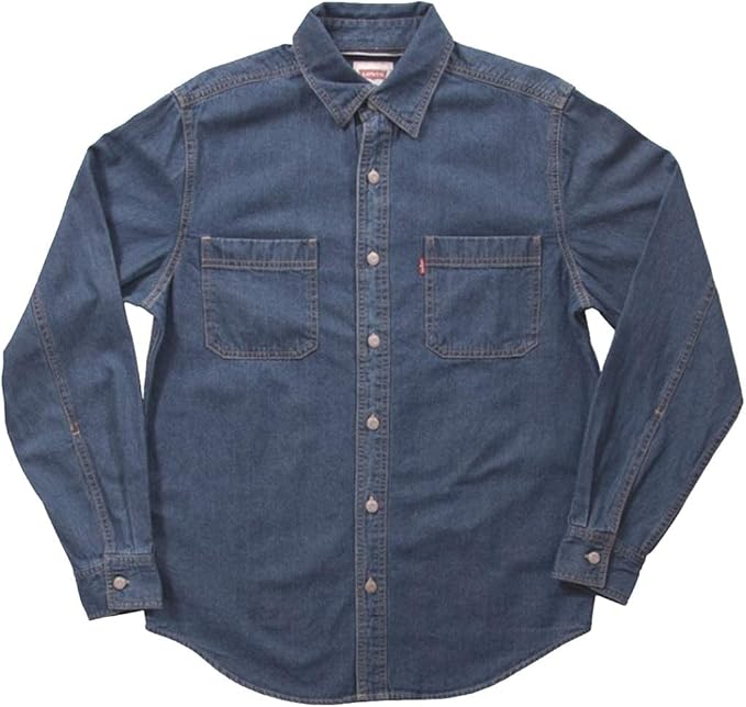 levi's oversized sawtooth denim shirt