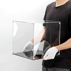 Kcgani 12 Inch Clear Acrylic Case for Display, Cube