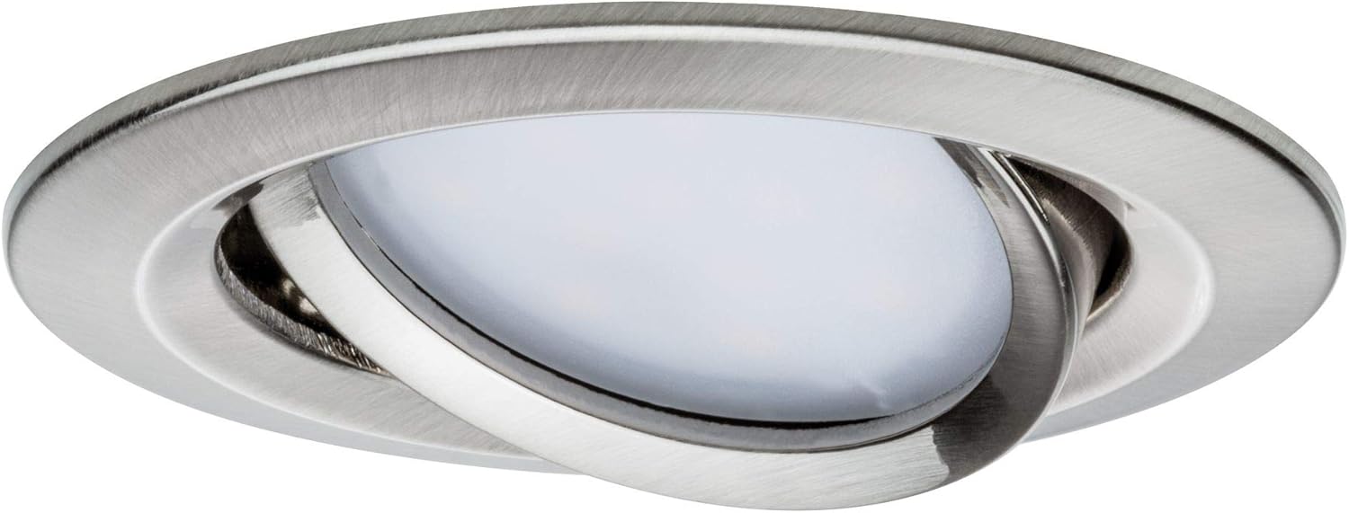 Paulmann 93865 Premium RL Set Coin Slim rd swiv LED 3x6.8W 2700K 230V 51mm br Iron/alu, Brushed Iron, 8.4 x 84 x 5 cm - Image 3