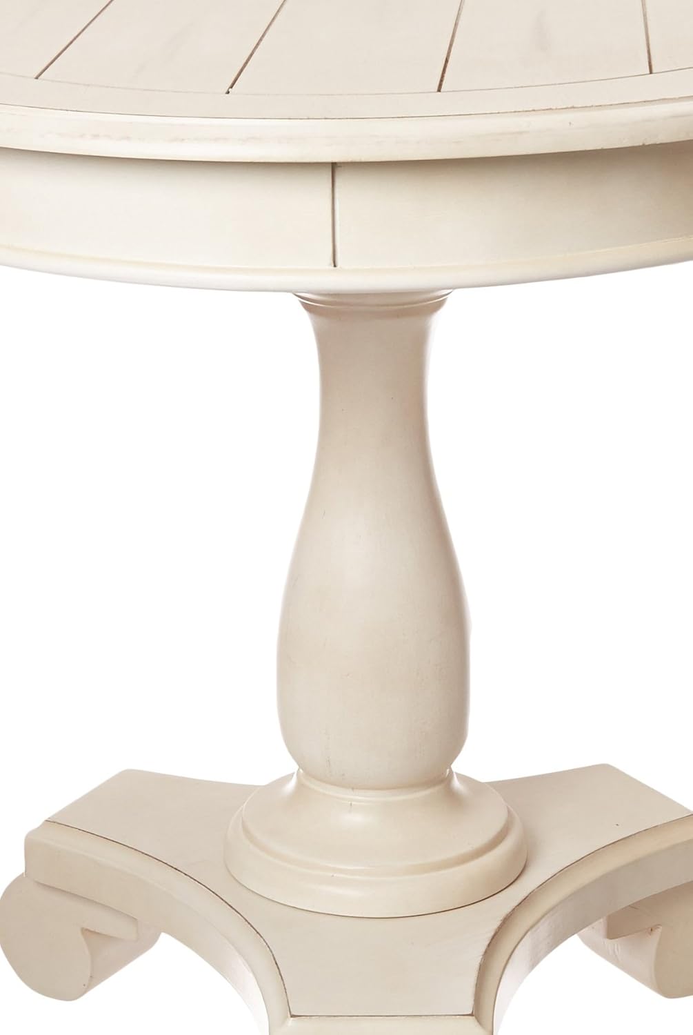Signature Design by Ashley Mirimyn End Cottage Style Accent Table-Chipped White: Kitchen & Dining