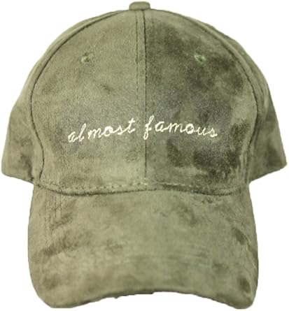 green suede cap