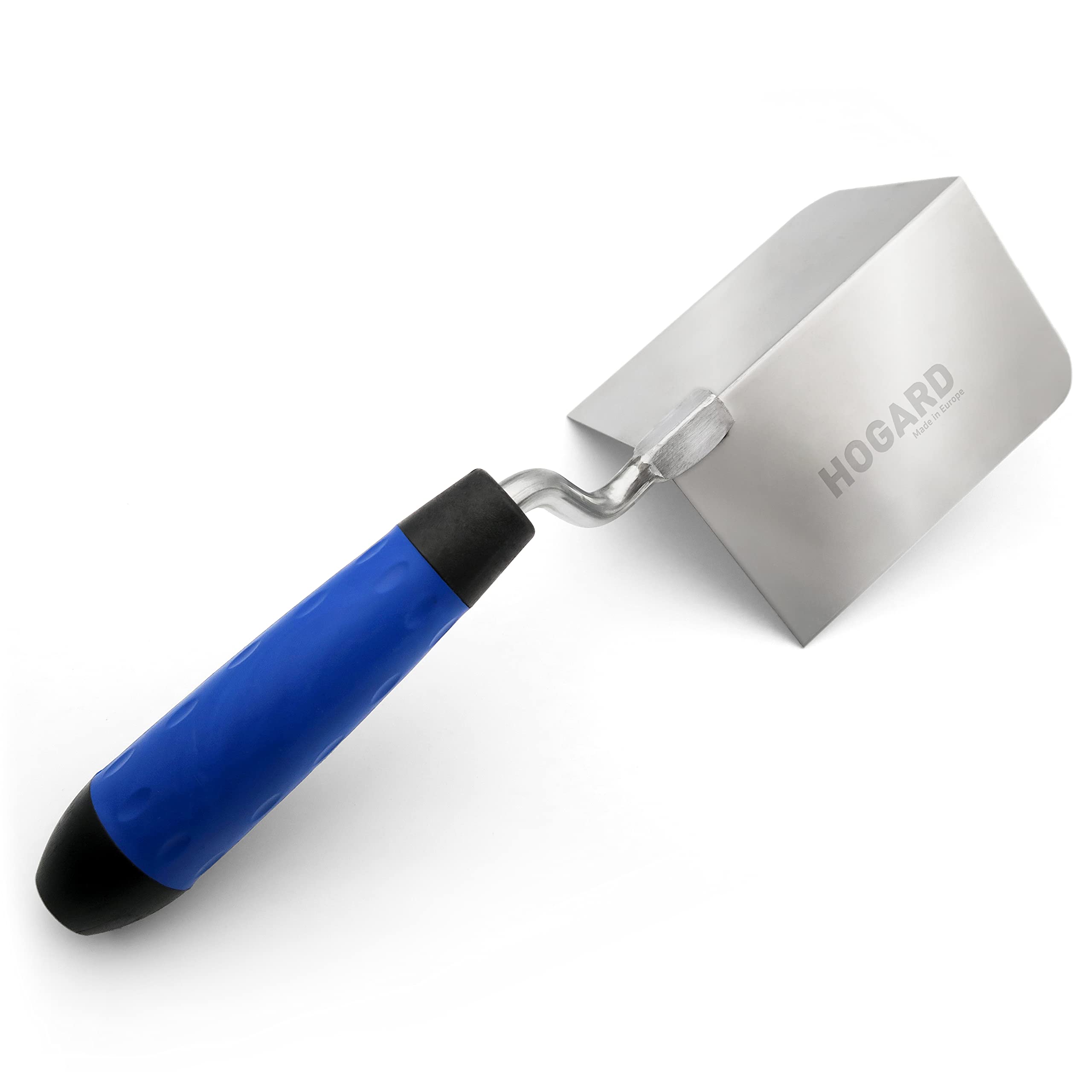 HOGARD External Corner Trowel | Premium Stainless Steel Plastering Trowel | Best Outside-Angled Hand Tool to include with your Plastering Tools | Made in EU