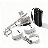 Automatic Toilet Sensor Flusher Kit Off-Seat&amp;Hand Sensing 2 Smart Auto flush System,Touchless Toilet Flush For Side-pull standard toilet part Buit-in 3600mAH lithium battery