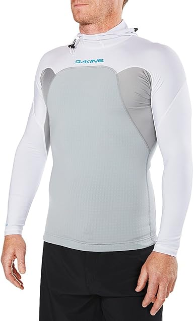 men's long sleeve hooded rash guard