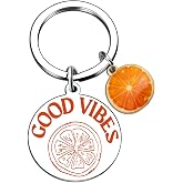 Davrock Orange Gifts for Women Self Care Gifts Motivational Keychain | After Surgery Inspirational Easter Gift Get Well Gifts for Sister