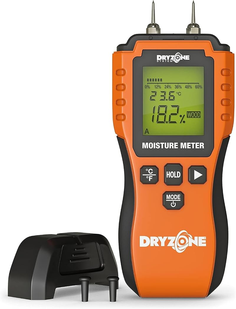 Dryzone Moisture Meter Detector Damp Meter for Wood & Building Materials