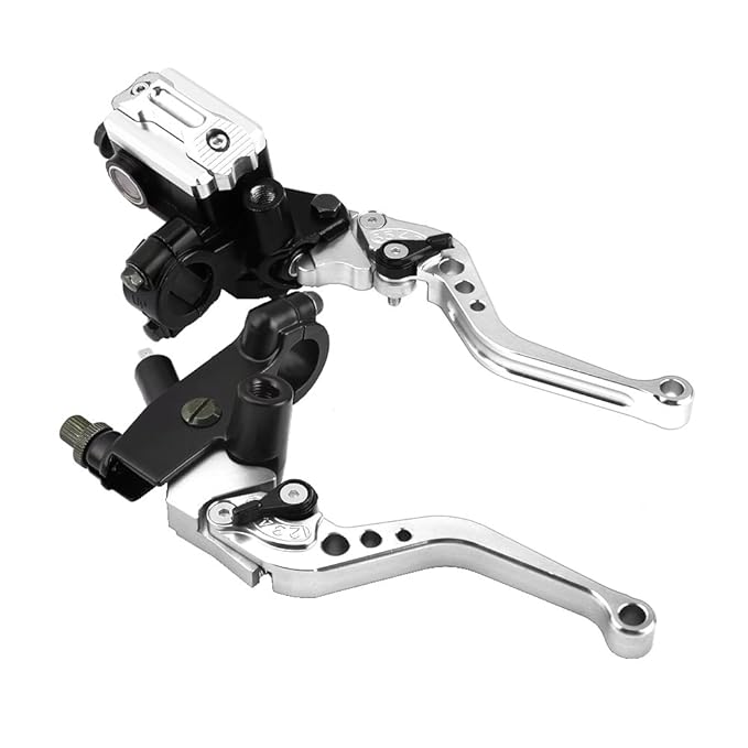 1 Pair Adjustable Break and Clutch Levers, 7/8" Universal