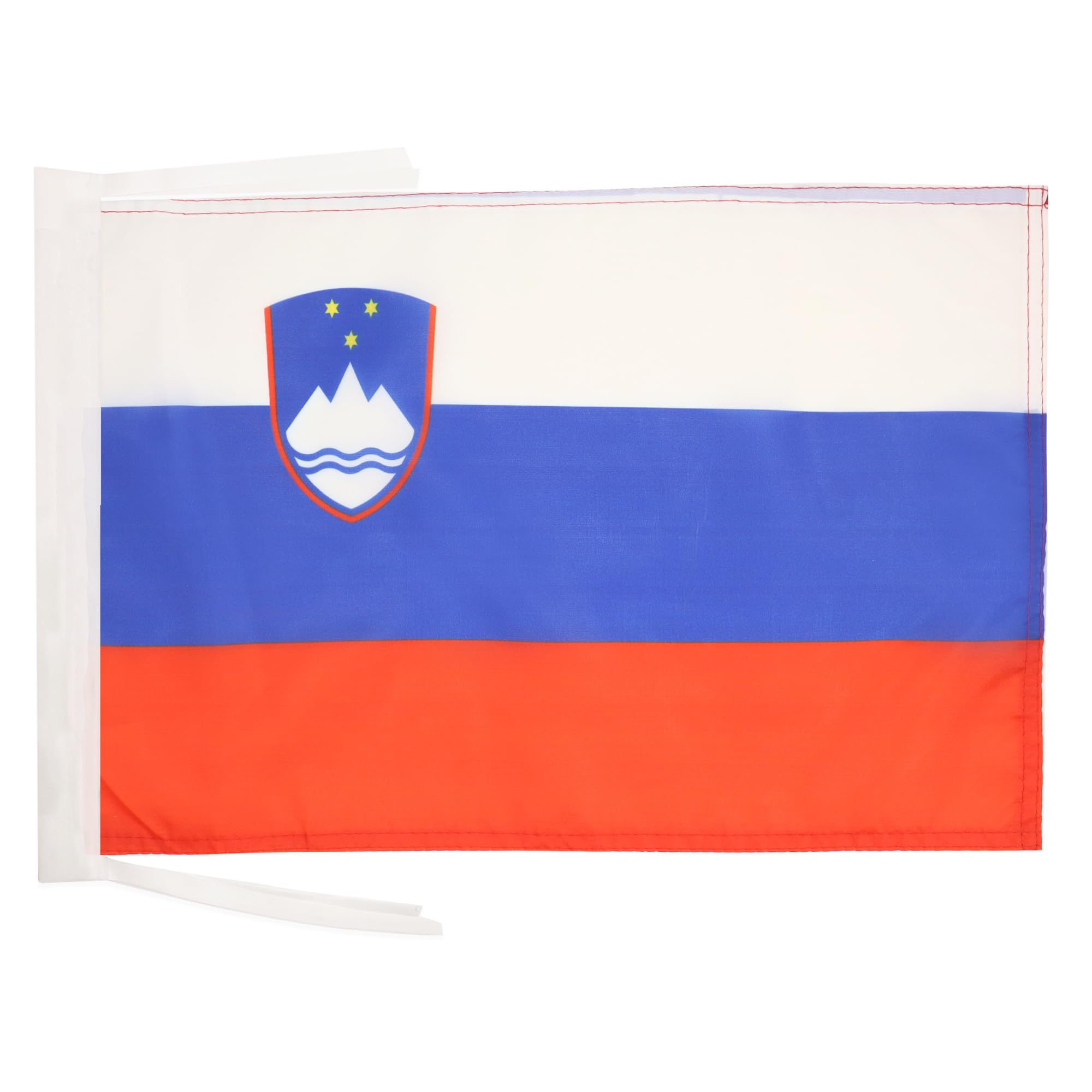 AZ FLAG - Slovenia Flag - 18'' x 12'' - 100% Polyester Slovenian Small Banner with Two Cords - Fade Resistant - Vivid Colors - 18x12 in - 45x30 Cm โ image 1