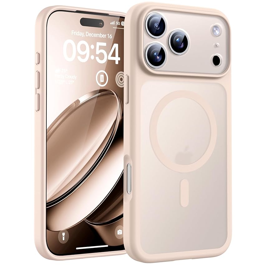 TOCOL Cover Magnetica per iPhone 17 Pro Max 6,9 Pollic, Compatibile con MagSafe