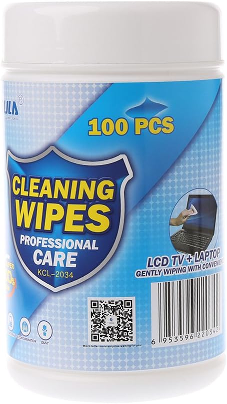 ZOOMY 100Pieces/Lot Cleaning Wipes for Computer LCD TV Mobile Phone Screen Camera Lens