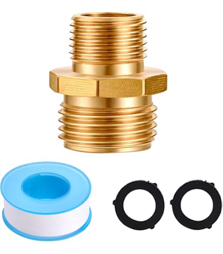Lasco 1/2-Inch Brass Water Supply Flex Adapter - Lead-Free Pipe Connection For Ballcock Hookups