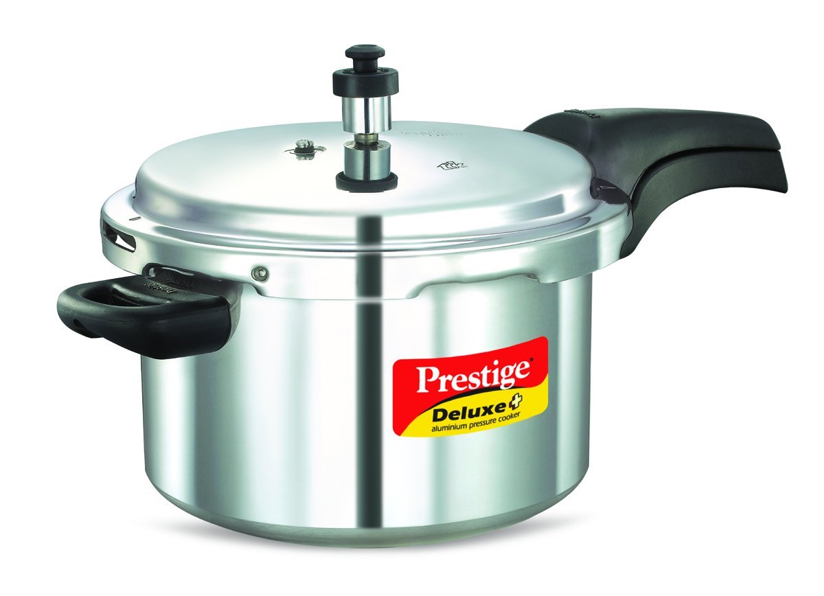 Prestige Deluxe Aluminum Pressure Cooker, 5-Liter in Kuwait