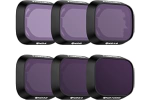 Freewell All Day – 6Pack ND4, ND8, ND16, ND32, ND64, ND1000 Filters Compatible with Mini 3 Pro/Mini 3 (NOT Compatible with Mini 4 Pro)