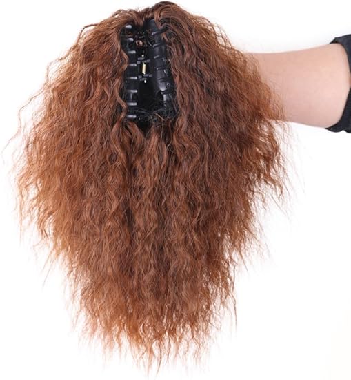 Amazon Yjinco ポニーテールウィッグ エクステ ポイントウィッグ ヘアークリップ 原宿系 フラダンス タヒチアンダンス Yjwm012 Dbrn ウィッグ 通販