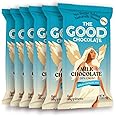 The Good Chocolate - Keto Milk Chocolate Style Bars, 80% Less Sugar, Lower Net Carb Snack, Lower Calorie, Creamy Chocolate Candy, 6 Bar Value Pack