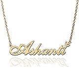 AQGS Ashanti Custom Name Necklace Customized