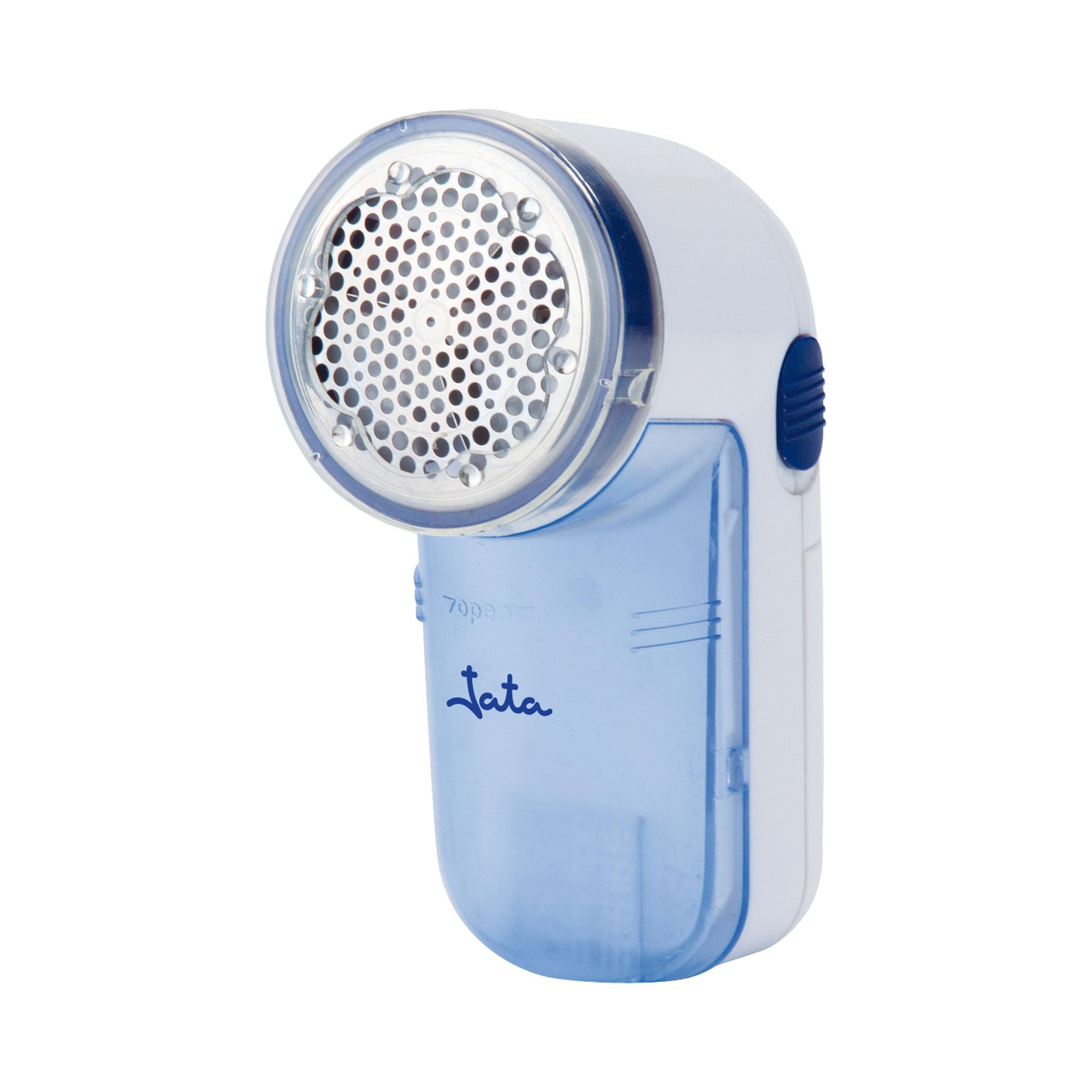 JATA QP398N – Removes Lint with Stainless Steel Blades, Compact and Lightweight Design, White and Blue
