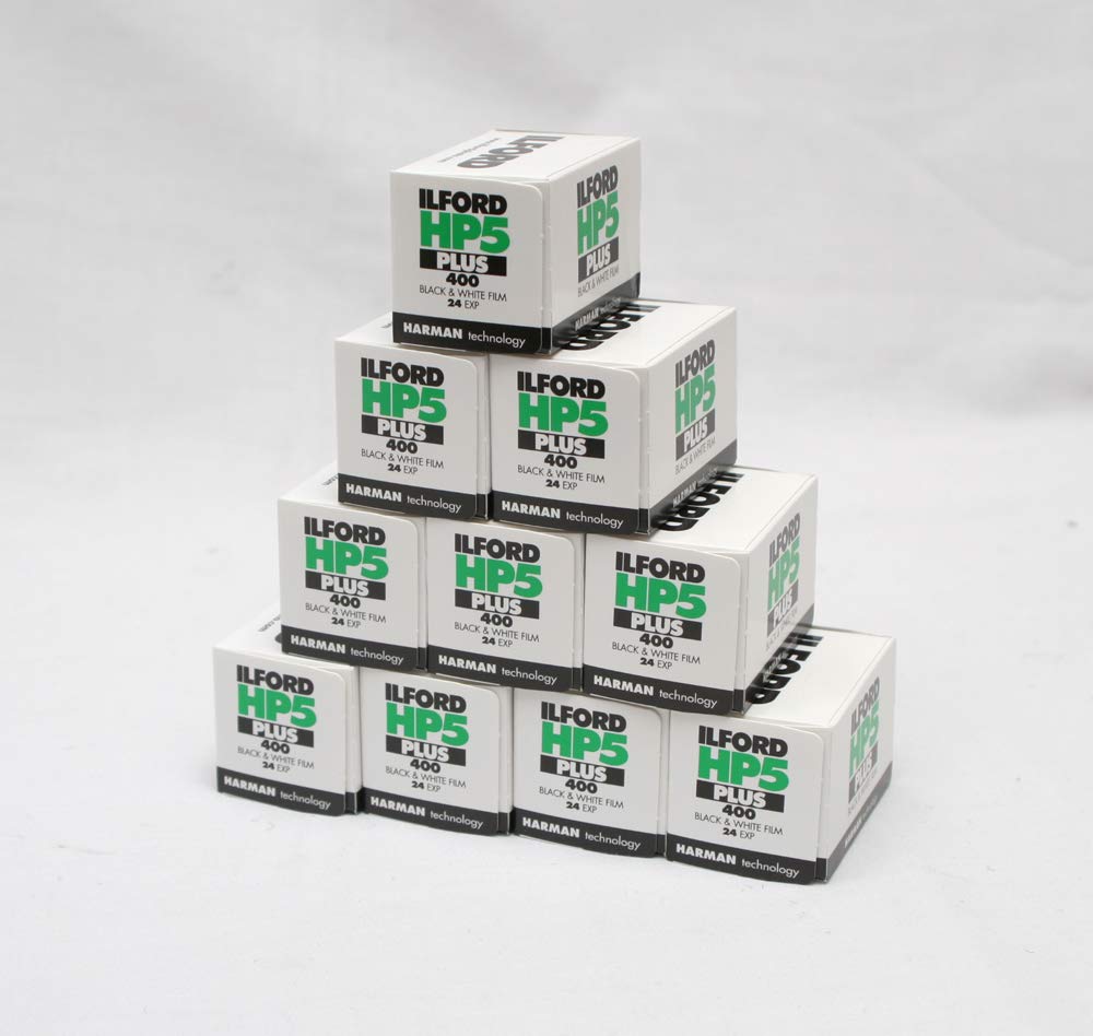 Ilford HP5+ Black & White Film, 24 exp, multipack of 10 [Camera]
