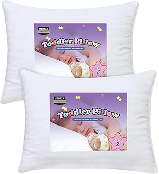 Amazon Com Utopia Bedding 2 Pack Toddler Pillow Baby Pillows