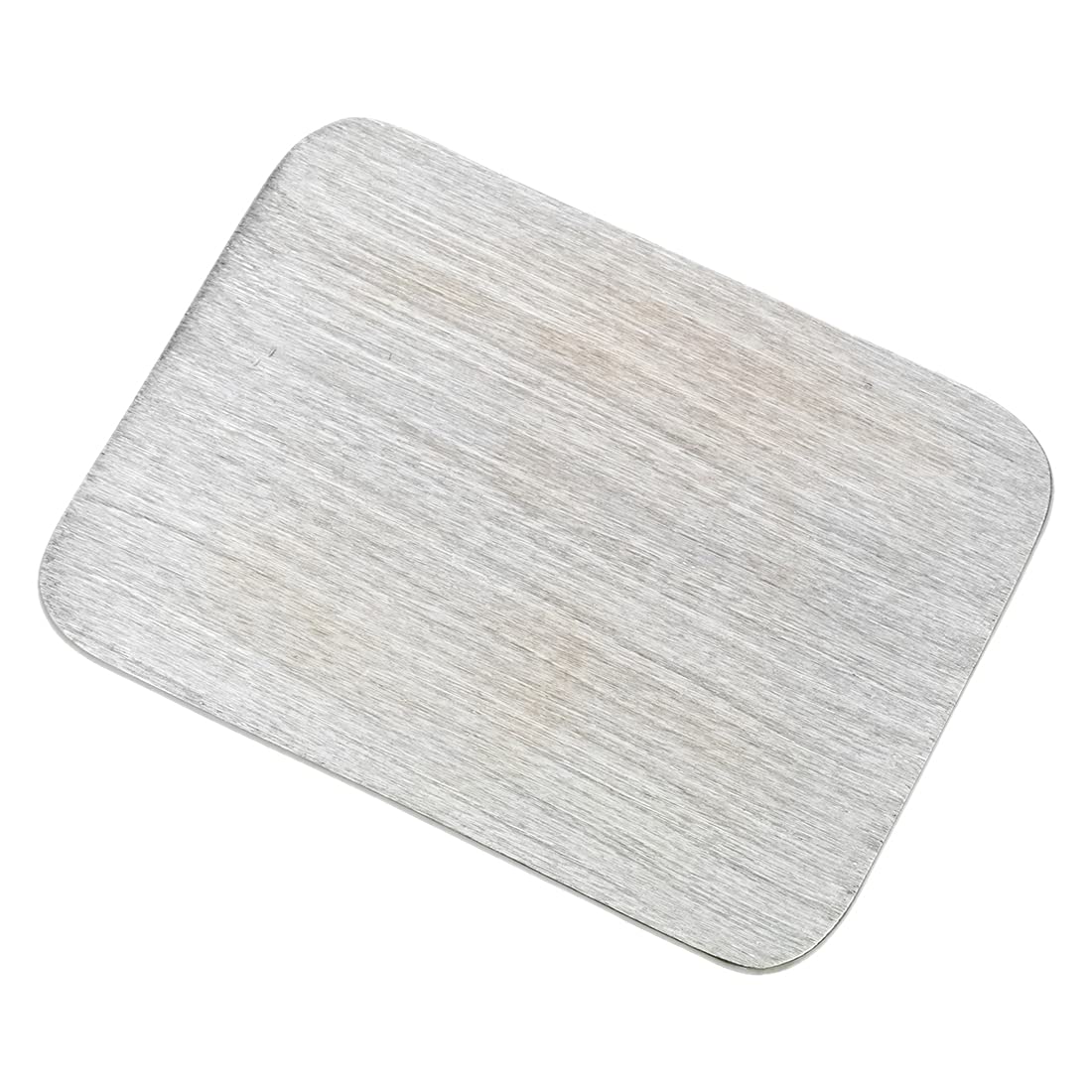 NKlaus candle plate aluminium silver 13,5x10cm candle holder coaster table decoration brushed - Design 10416