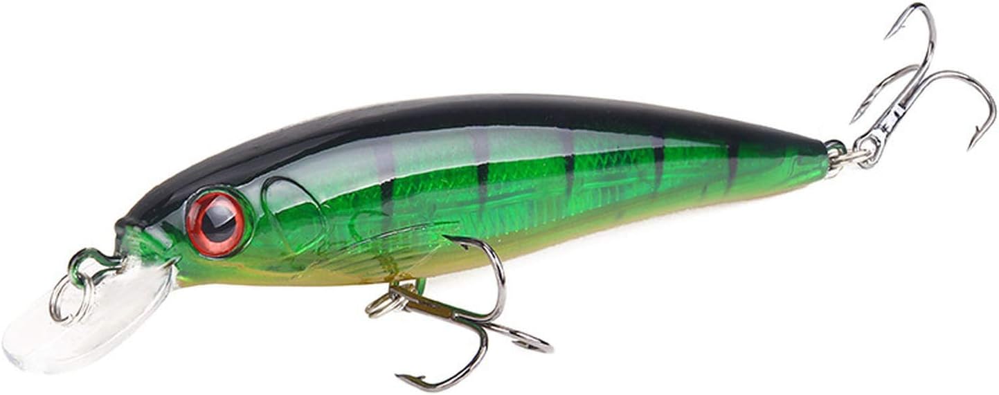 10Pcs/Lot Fishing Lure 110Mm 12G 0.5-1.5M Hard Bait Floating Lure High Reflective Sea Fishing Baits