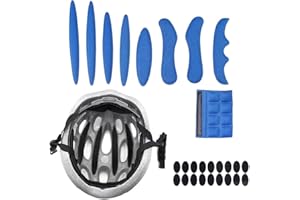 27 Pcs Universal Bike Helmet Padding Kit, Sponge Foam Pads for Motorcycle, Bike and Cycling Helmets Replacement