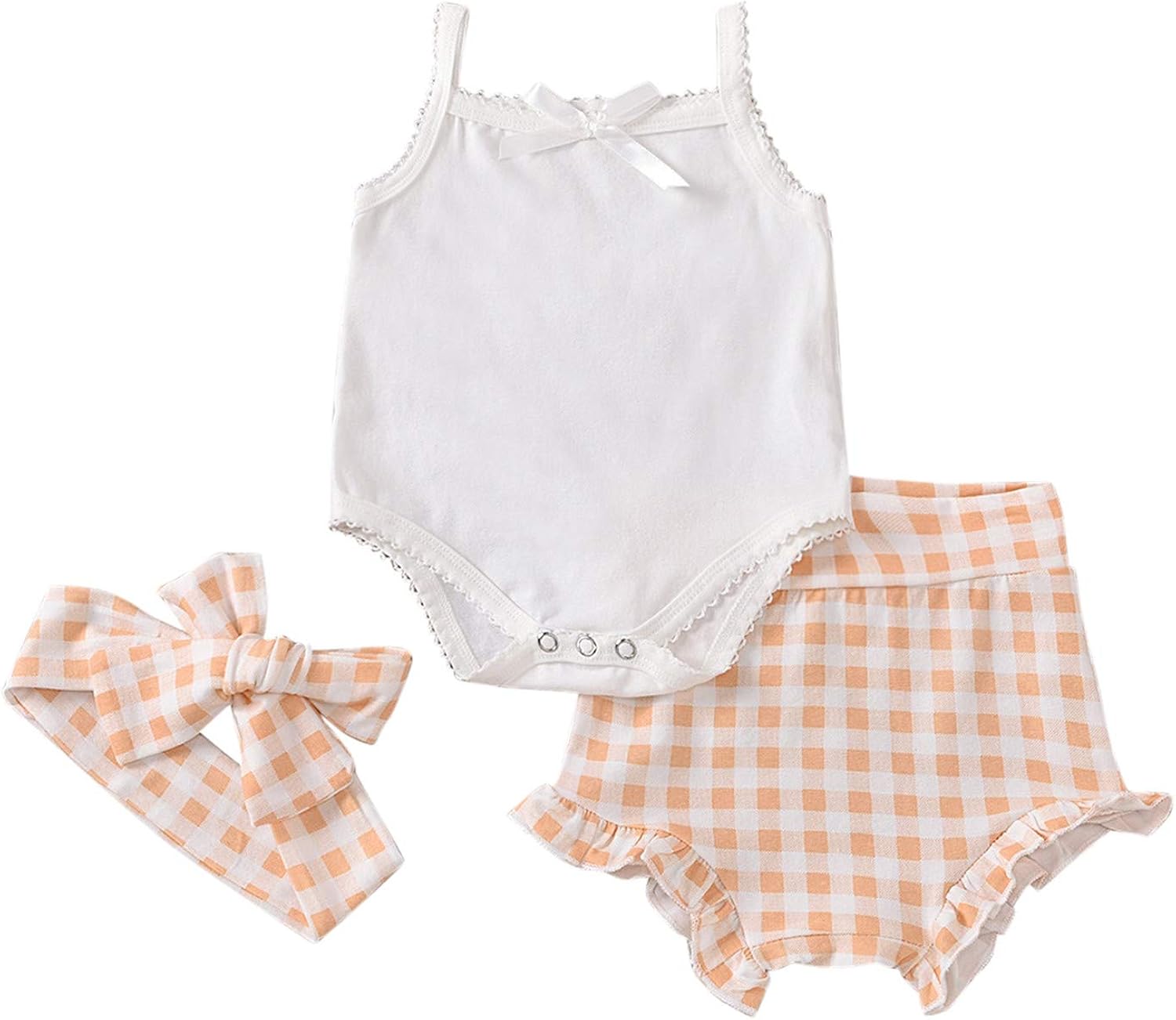 Toddler Kids Girls Casual Short Set Outfit, Baby Girls