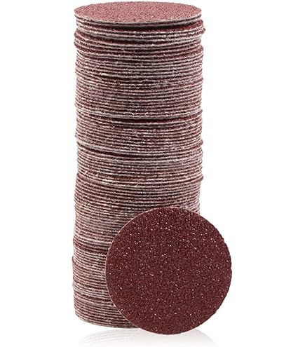 100-Piece 2" Sanding Disc Assortment | 80-3000 Grit Hook & Loop | With Backing Pad For Drill & Grinder
