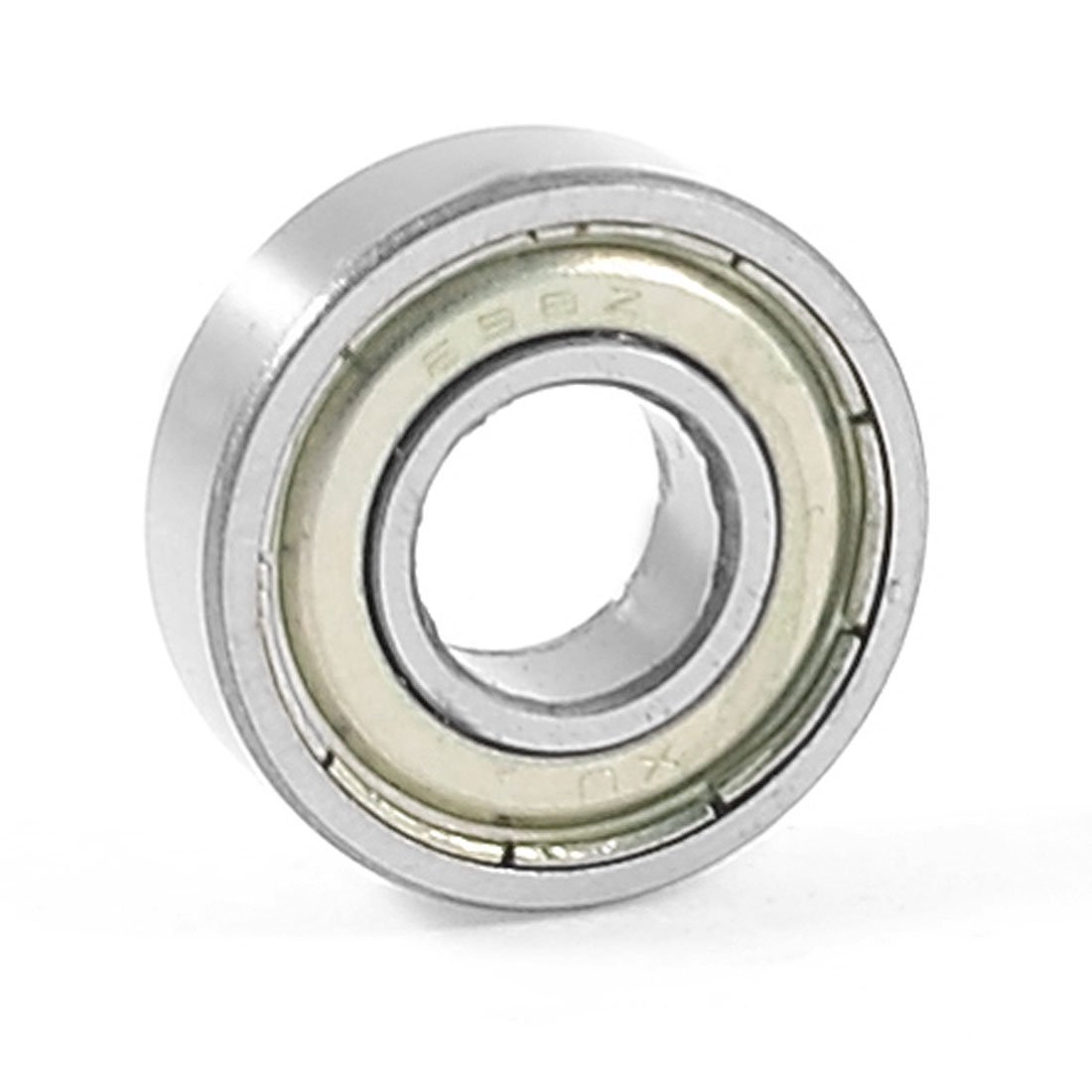 sourcing map 698Z Metal Sealed Deep Groove Ball Bearing 19mm x 8mm x 6mm