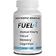 Essential Source Fuel4 Nootropic Supplement - Vitamin D3-Enriched Complex with Ginkgo Biloba & Natural Ingredients - Non-GMO Food Supplement for Men & Women - Made in The USA - 90 Capsules per Bottle