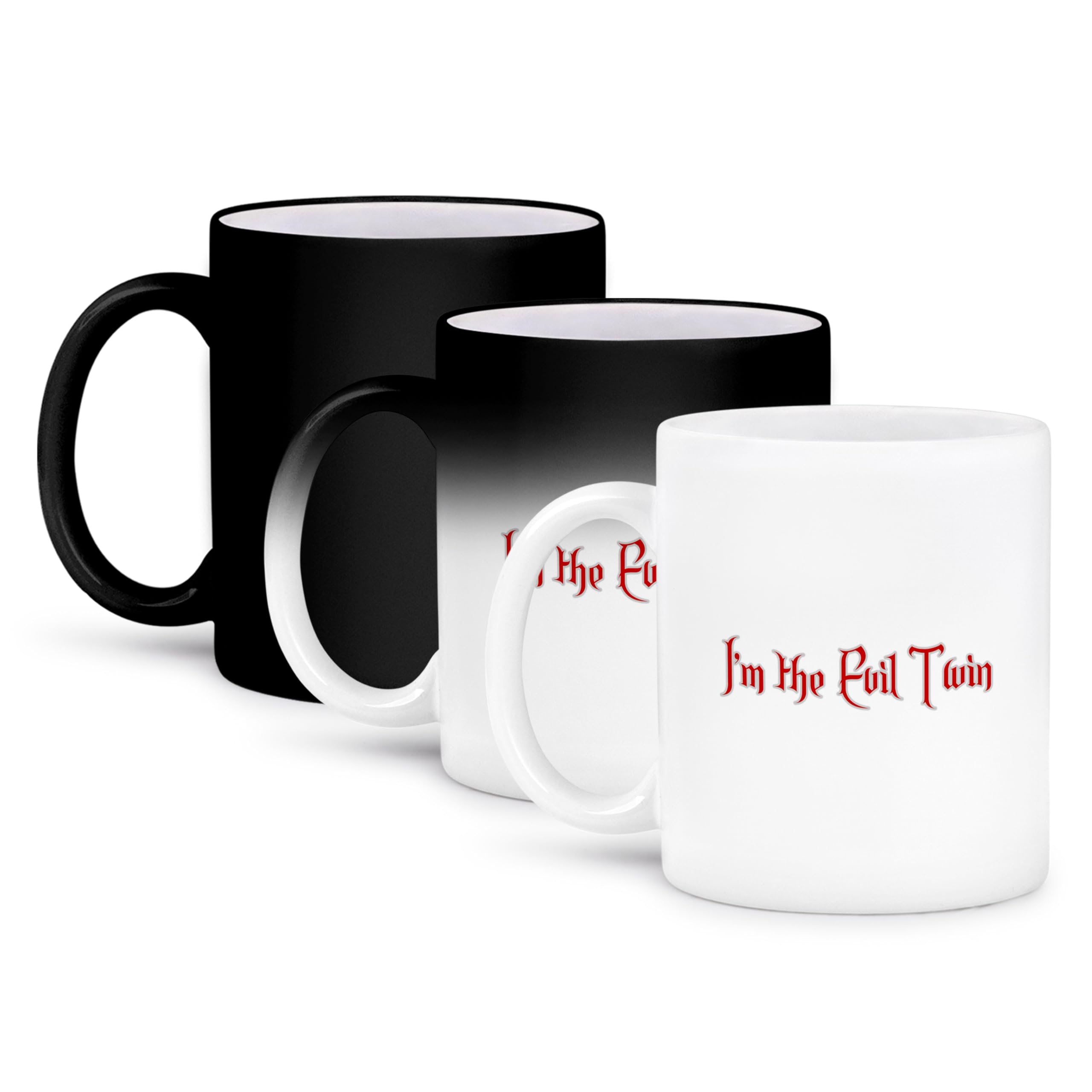 Photo 1 of 3dRose mug_32810_3 Im The Evil Twin Magic Transforming Mug, 11-Ounce