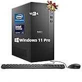 Dell ECT1250 Slim Tower Desktop(2025) - Intel Core Ultra 5 225(10 Cores, Up to 4.9GHz), Intel UHD Graphics, Wi-Fi 6, BT 5.4, Windows 11 Pro, Keyboard & Mouse & Accessories(32GB DDR5 RAM, 1TB SSD)