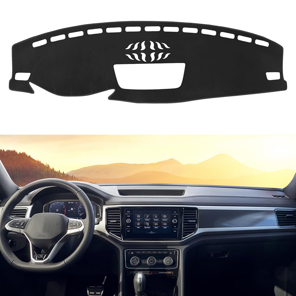 Photo 1 of VEENJOY Dash Cover Compatible with Volkswagen Atlas VM Atlas Cross Sport 2018-2023, Dash mat Dashboard Cover Compatible with Atlas, No Glare Anti-Slip and Sunshade Protector
