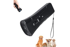 Daioai PetGentle Anti Barking Device, Ultrasonic Dog Bark Deterrent & Trainer - Stop Excessive Barking, Pet Gentle Pet Training Tool with LED Light, Sonic Emitter for Puppies & Dogs Behavior Training