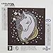 Diamond Art By Leisure Arts Kit 8x8 Beginner HeartUnicorn