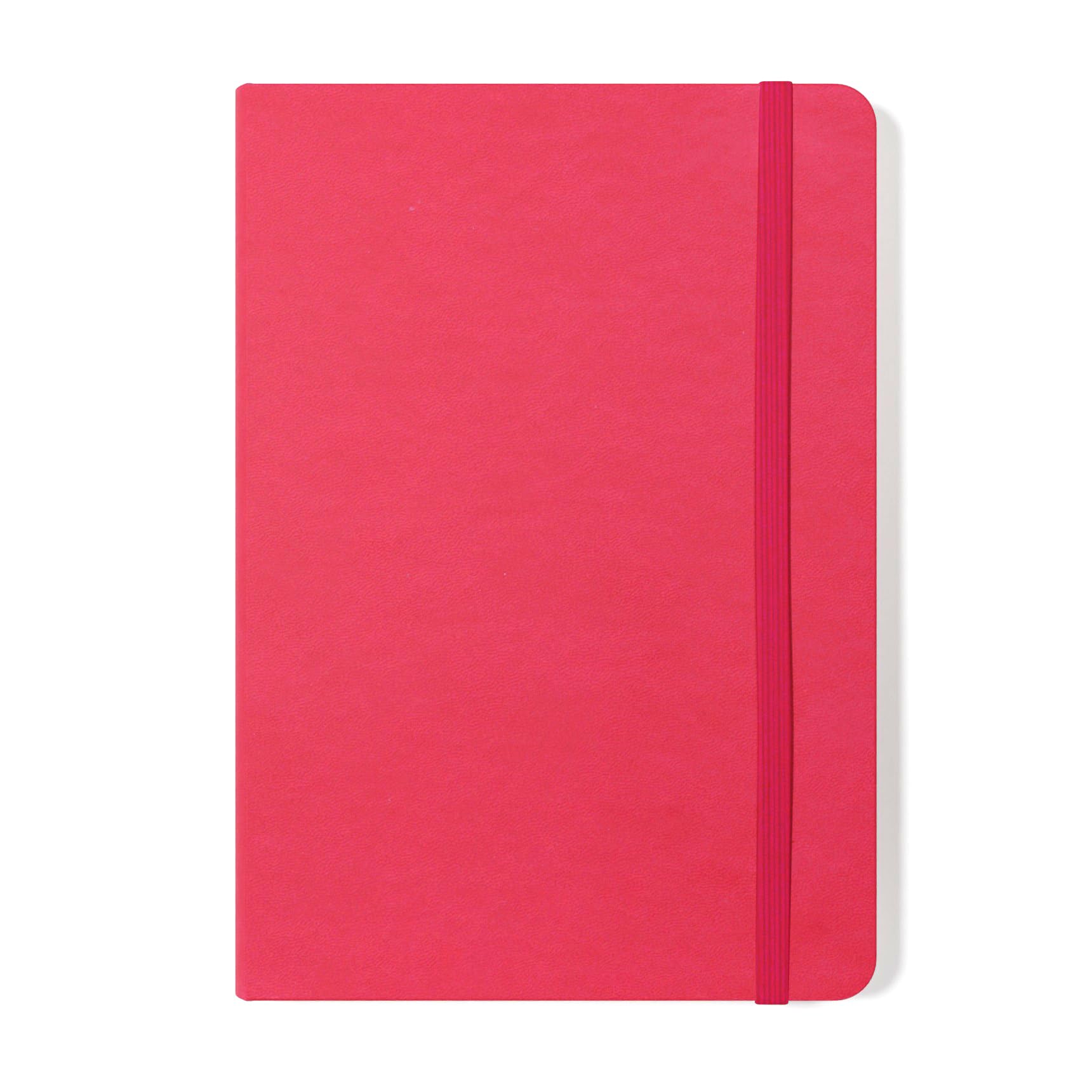 Silvine A5 Executive Hardback Notebook/Journal Pink - Lined 90gsm (160 Pages)